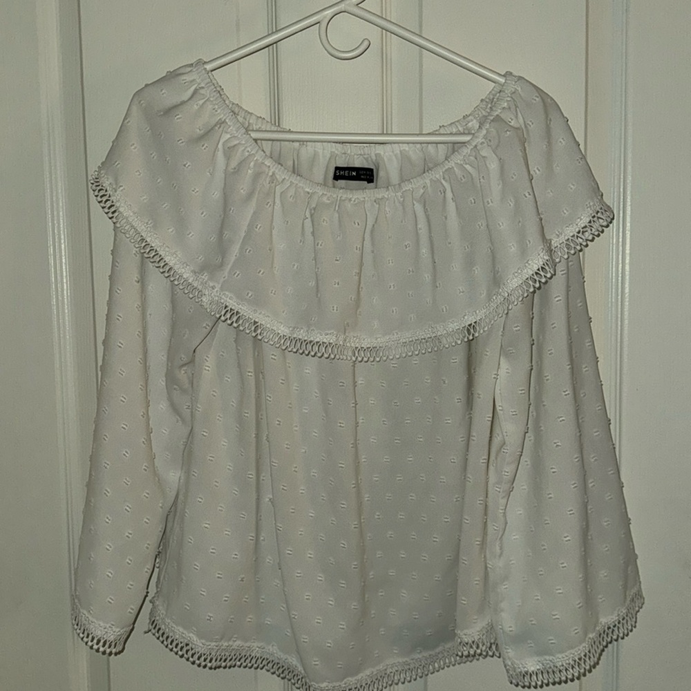 women’s off White SHEIN Blouse